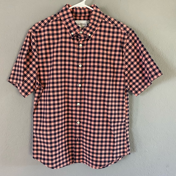 Goodfellow size med men’s plaid shirt - Picture 1 of 4